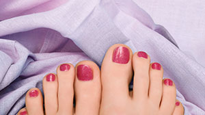 Vernis pieds couleur